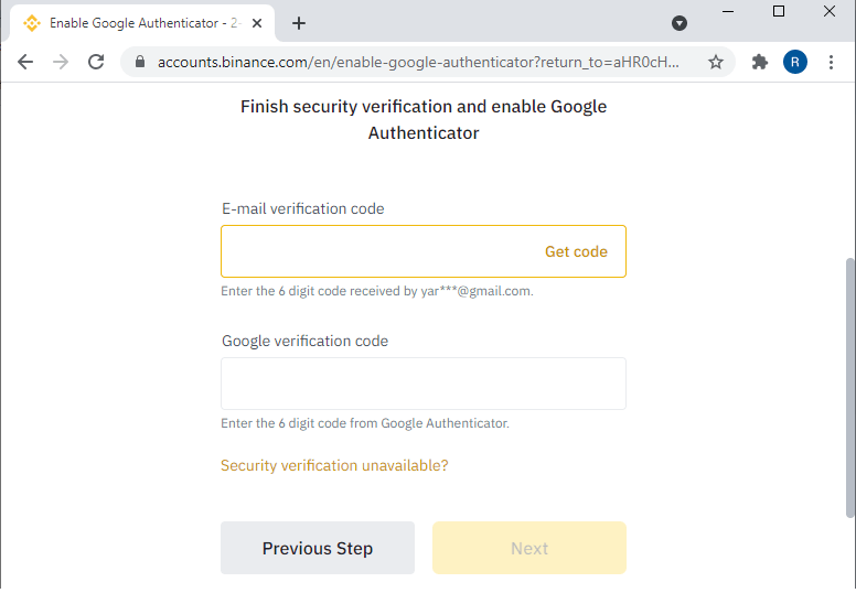 Binance Final Security Verification