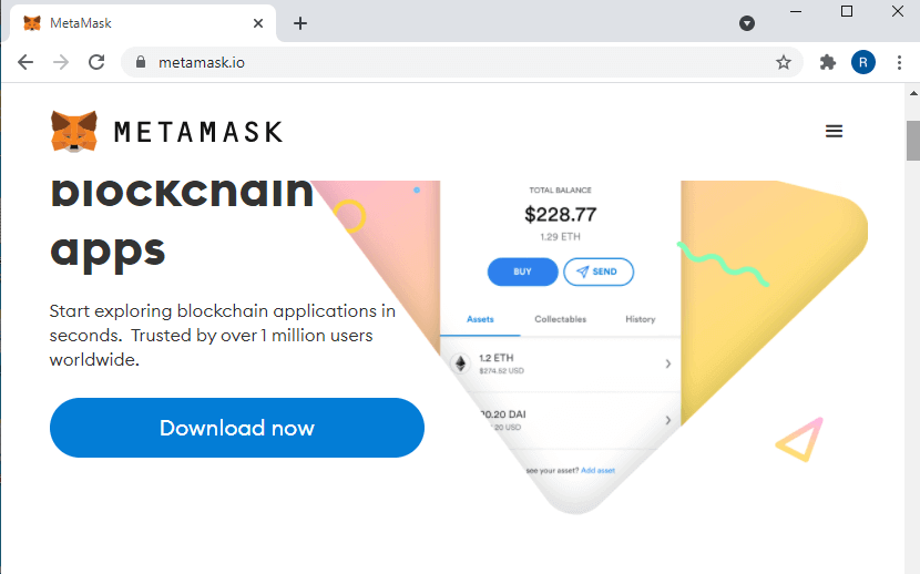 Metamask Homepage