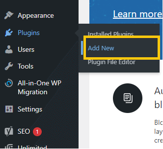 Add New Plugin